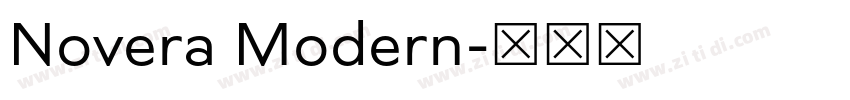 Novera Modern字体转换